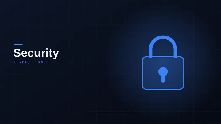 Abstract padlock and key motif representing encrypted, zero-retention data