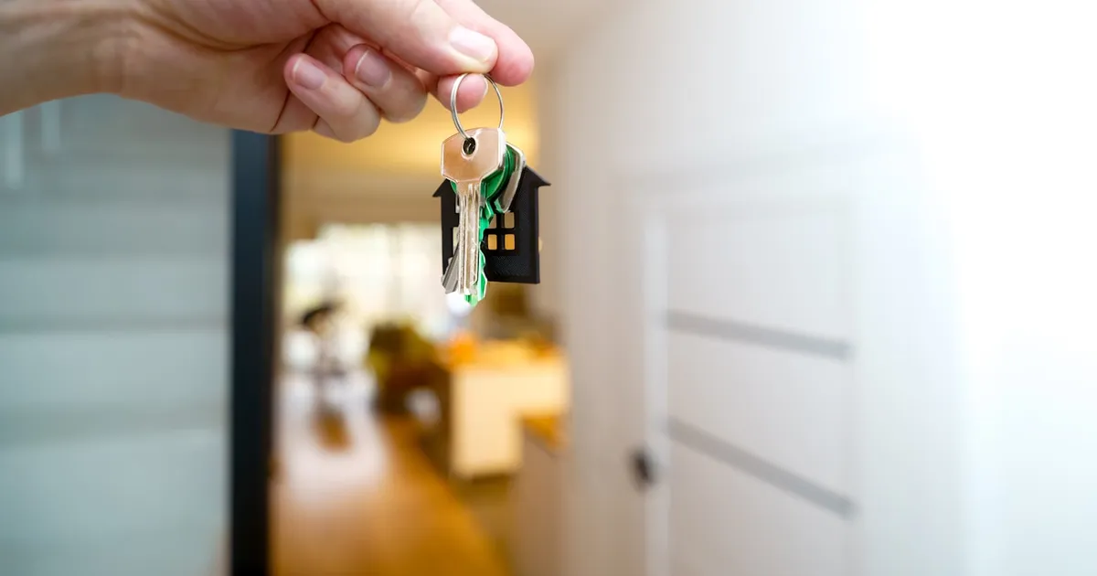 A set of house keys