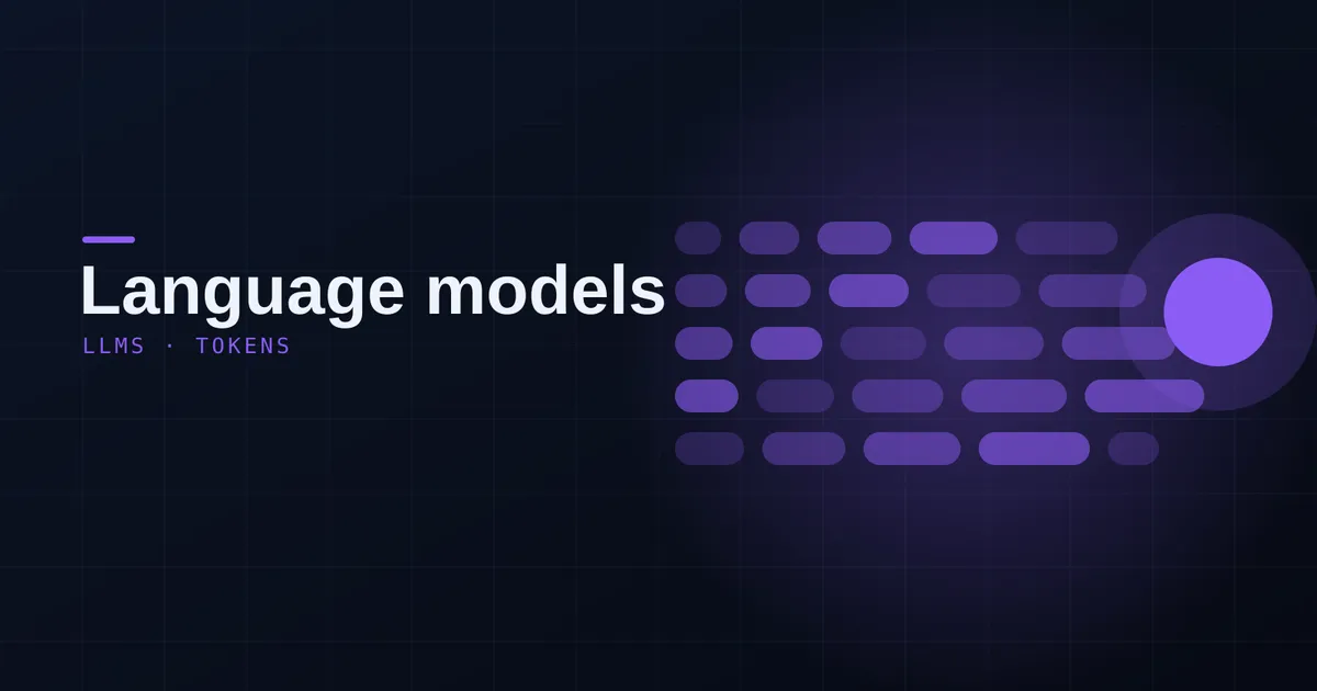 Abstract illustration representing a large language model