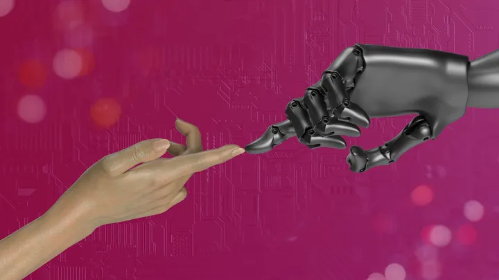 Glowing open padlock over a neural network, representing an open-weight AI model