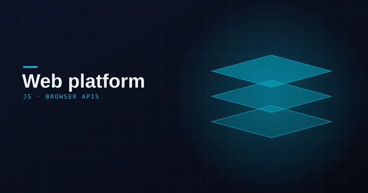 Abstract web platform diagram