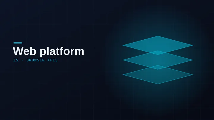 Abstract web platform diagram